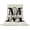 Black, variant on Letter M Throw Blanket for Couch, Soft Lightweight Flannel Fleece Blanket, Monogram Words Microfiber Plush All Season Decorative Blankets Gifts for Sofa Office Lap 30"x40"