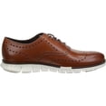 thumbnail image 5 of Cole Haan Zerogrand Wing Oxfords British Tan Perforated Leather Lace-Up Sneakers (British Tan, 16), 5 of 6
