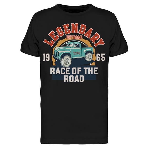 Legendary Race Off The Road T-Shirt Men -Image by Shutterstock, Male 3X-Large