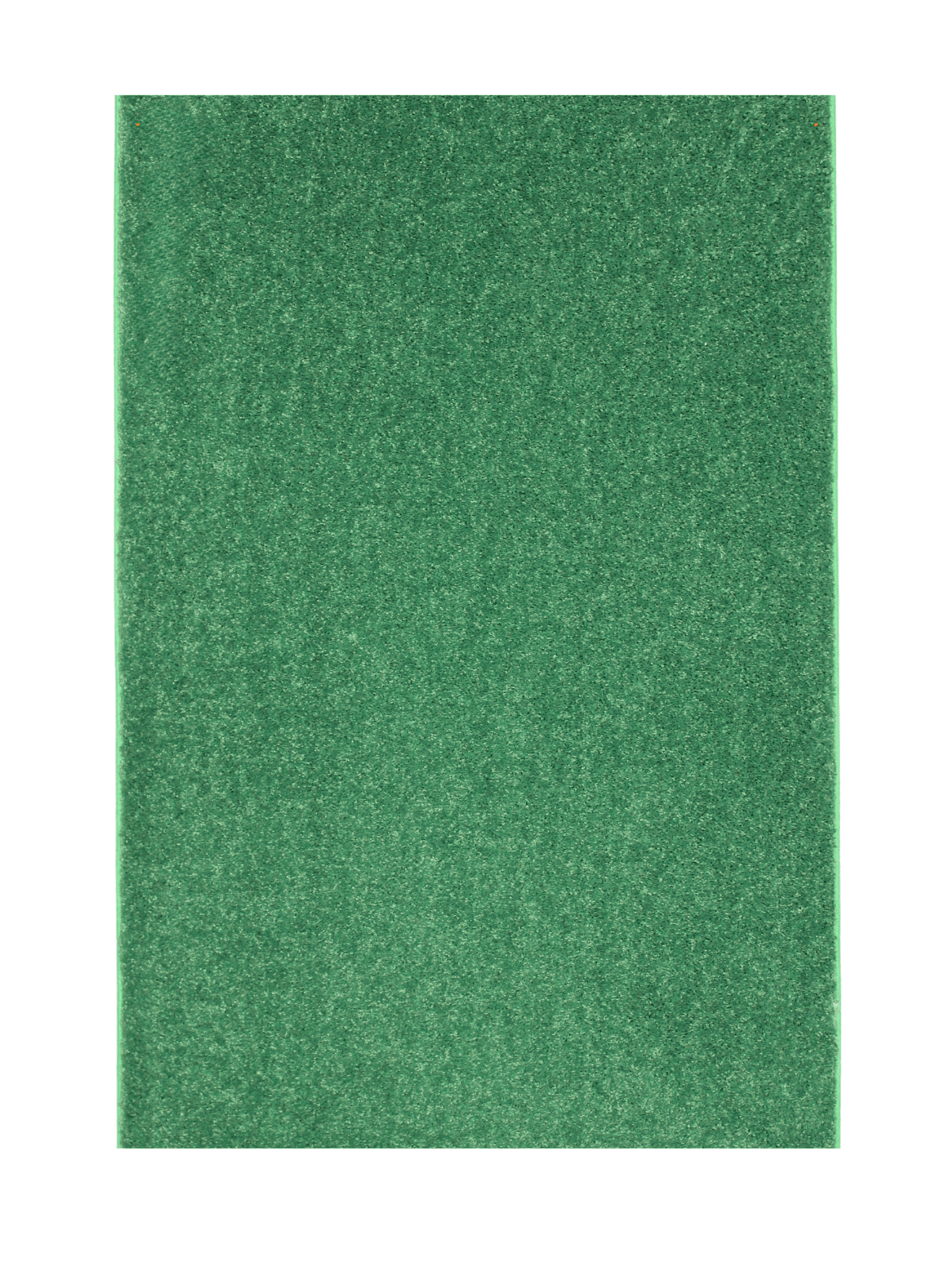 Koeckritz Rugs Kid Crossing Soft Area Rug, 2.5'x10', Solid Green for Bedroom, Living Room