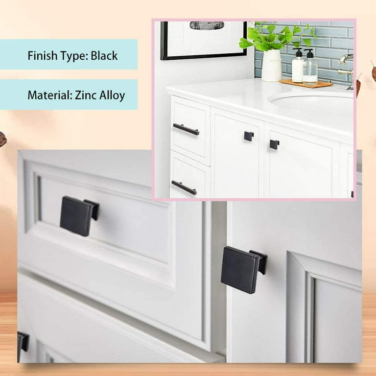 Kitchen Cabinet Handles - Cupboard Drawer Handles - Black