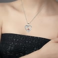 thumbnail image 5 of Collar para mujer, joyería para mujer, joyería para mujer, colgante de cristal en forma de corazón, dedo para hombre, joyería para mujer, anillos de regalo, el collar, 5 of 5