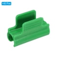 thumbnail image 3 of Greenhouse Clamps, 40 Pack Garden Film Row Cover Clips for 16mm Pipe, Green, 3 of 5