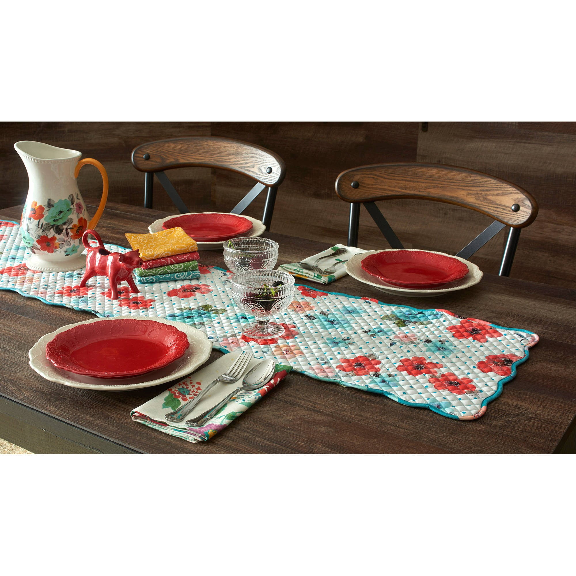 The Pioneer Woman 14 X 72 Vintage Bloom Reversible Table Runner The Pioneer Woman 14 X 72 Vintage Bloom Reversible Table Runner Com