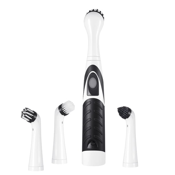 Cepillo de limpieza eléctrico Txlixc con 3 cabezales de cepillo para uso doméstico para baño, cocina, limpieza del hogar Txlixc Home Furnishing