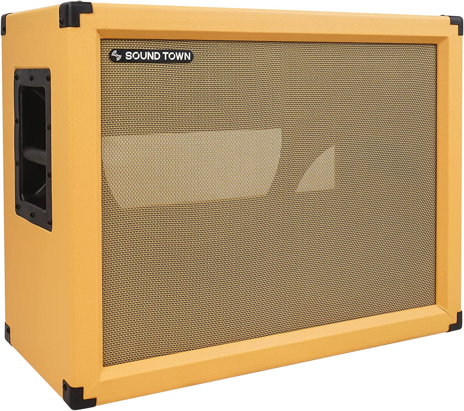 Sound Town 2x12 Empty Guitar Speaker Birch Plywood, Orange