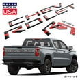 thumbnail image 2 of BDTrims Tailgate 3D Domed Raised Letters Compatible with 2019-2024 Silverado Models (Thin Red line), 2 of 3