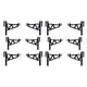 thumbnail image 1 of Beehive Frame Holder Beehive Hanger Apiarist Tool Accessory Black, 1 of 3