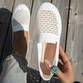 thumbnail image 6 of uvwlwu Women's Mesh Shoes Casual And Fashionable On Mesh Shoes Breathable And Comfortable Export Quality Women's Shoes.(White,8.5), 6 of 9