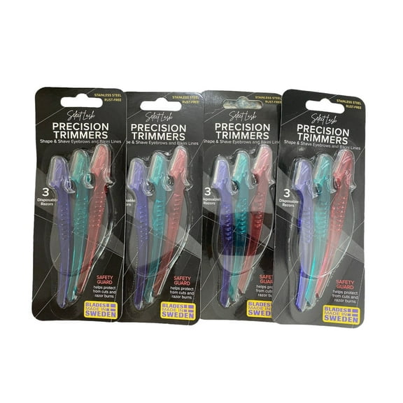 Select Lash Precision Trimmers 12pc Pack of 4