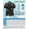 thumbnail image 2 of Disc Golf Tropical Flowers Hawaiian Shirt for Men, Tropical Style, Button Down Summer Beach Short Sleeve, Sizes S-5XL, 2 of 2