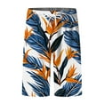 CHANGMOO Men's Swimming Trunks Print Holiday Mens Swimsuits 9 Inch