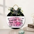 thumbnail image 3 of Eveokoki 11" Thank You So Much Sign Farmhouse Door Signs for Wreaths Porch,Outdoor Signs For Porch, Wreaths For Front Porch Door Home Office Wall Decorationsin, 3 of 5