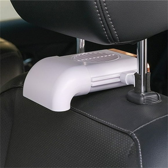 3 Gear USB Interface Automobile Portable Detachable Seat Back Fan Universal 5V Cable Power Long Driving Indoor Household Plastic Cooling Fans White