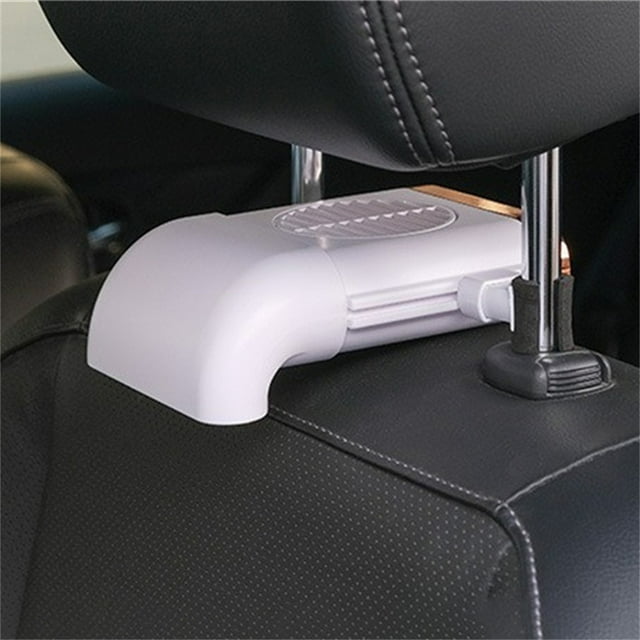 3 Gear USB Interface Automobile Portable Detachable Seat Back Fan Universal 5V Cable Power Long Driving Indoor Household Plastic Cooling Fans White