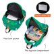 thumbnail image 5 of Mochila JinBeryl para niños pequeños con forma de dinosaurio 12 pulgadas color verde, 5 of 7
