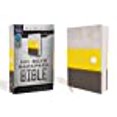 thumbnail image 1 of NIV, Boys' Backpack Bible (Yellow/Charcoal Leathersoft), 1 of 6