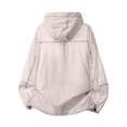 thumbnail image 3 of GrmtClth Men's Multi-Pocket Hooded Utility Jacket, Lightweight Full Zip Up Windbreaker Casual Outerwear with Adjustable Cuffs Sun Protection Clothing Pink 3XL, 3 of 5