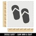 thumbnail image 2 of Flip Flops Summer Vacation DIY Cookie Wall Craft Stencil - 7.0 Inch, 2 of 5