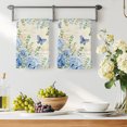 thumbnail image 3 of Rustic Botanical Kitchen Towels Set of 1, Spring Watercolor Floral Leaves Butterfly Beige Absorbent Dish Towels for Kitchen, Microfiber Hand Towel, Quick Drying Tea Towel for Cleaning Dishcloths, 3 of 7