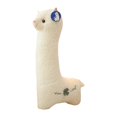 thumbnail image 2 of Peluche de alpaca de peluche, juguete de peluche, regalo de cumpleaños, decoración del hogar, realista y creativo. blanco, 2 of 9