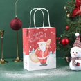 thumbnail image 1 of Bolsa de regalo de Navidad, embalaje de galletas de manzana de caramelo, bolsas de papel creativas de Feliz Navidad, bolsa de regalo de papel Kraft, 1 of 4
