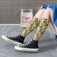 thumbnail image 3 of Lsque Snake And Rose Printed Crew Socks Men's Women's LightWeight Thin Casual Calf Socks ,Knee High Socks,Cotton Socks, 3 of 9