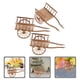 thumbnail image 5 of 3 piezas de mini carrito de jardín, modelo de carrito simulado, carrito en miniatura, decoración artesanal, 5 of 8