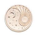 thumbnail image 1 of Cabezal Sello 25 Mm Sun Moon Stars Redonde Red Retro SEAL Pintura Fuego para Boda, 1 of 9
