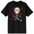thumbnail image 6 of Friday the 13th Thread Pixel Men's Black T-Shirt - M, 6 of 7