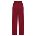 thumbnail image 6 of Fashion Sweatpants for Womens Elastic Waist Plus Size Solid Color Comfortable Casual Elastic Pants With A Waist And Long Pants Save to 65% off!, 6 of 7