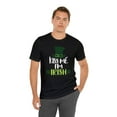 thumbnail image 3 of Kiss Me I'm Irish, Bella & Canvas, Cotton Short Sleeve T-Shirt, XS - 5XL, 3 of 6