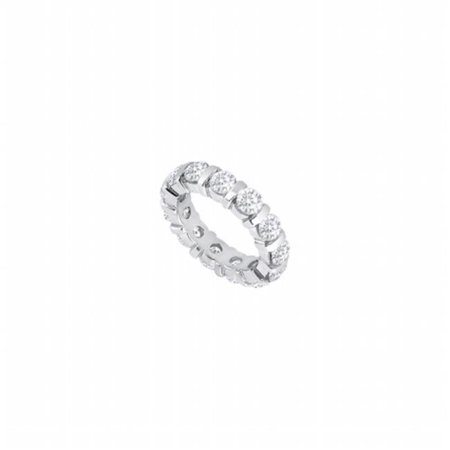 Precious Stone 4 CT  Platinum Diamond Eternity Band 