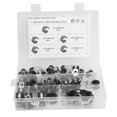 thumbnail image 1 of 47pcs Cable Clamps Set R Shape 304 Stainless Steel and Rubber Cushion Assortment Kit, 1 of 5