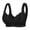 Black, variant on Sports Bra for Running Women's Fixed Cup Front Buckle Underwear For The Elderly Plus Size Bra Without Underwire Thin Tank Top Bra