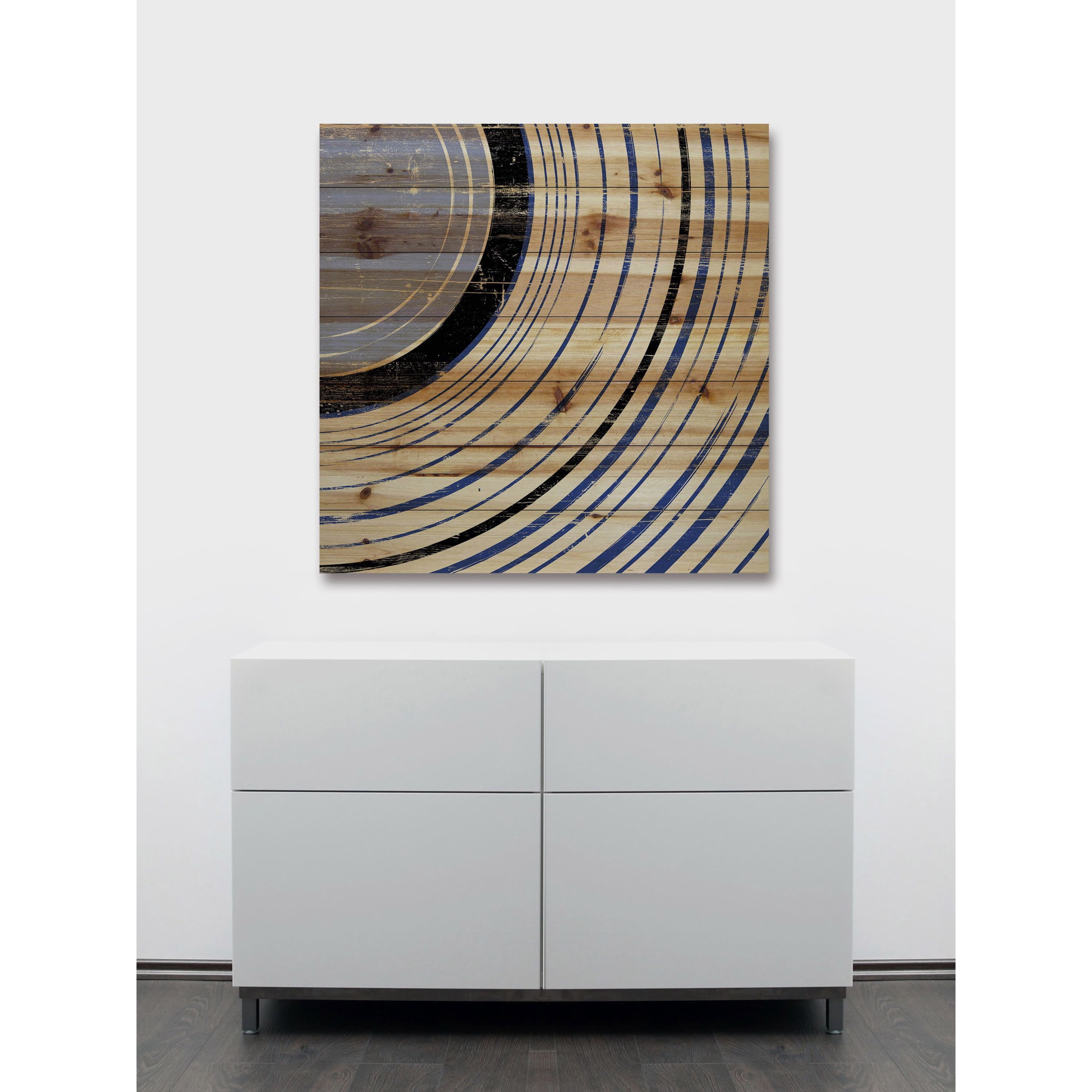 Marmont Hill - "Side Section" Painting Print on Natural Pine Wood