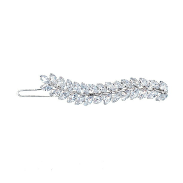 1 pieza de pinza para el cabello con diseño de hojas, accesorio elegante para el cabello, horquilla para flequillo