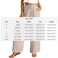 thumbnail image 2 of Cutuoiiu Women's High Waisted Solid Color Wide Leg Pants, Drawstring Elastic Waist with Pockets, Lightweight Loose Fit Long Trousers for Everyday Wear Gift, 2 of 8