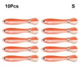 thumbnail image 2 of 10Pcs Lure Bait Fishing Soft Loach Artificial Baits Fish Softly Simulation Bass Tackle Fake Goods Moving Bouncing Sinking Swimming Accessory A Small, 2 of 9