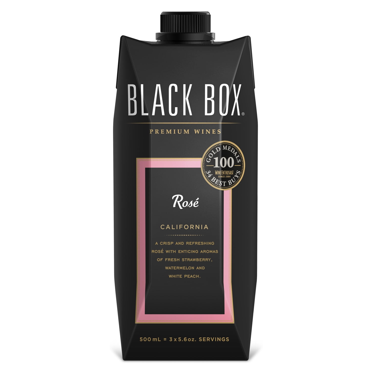Black Box Rose Wine, 500 mL Carton