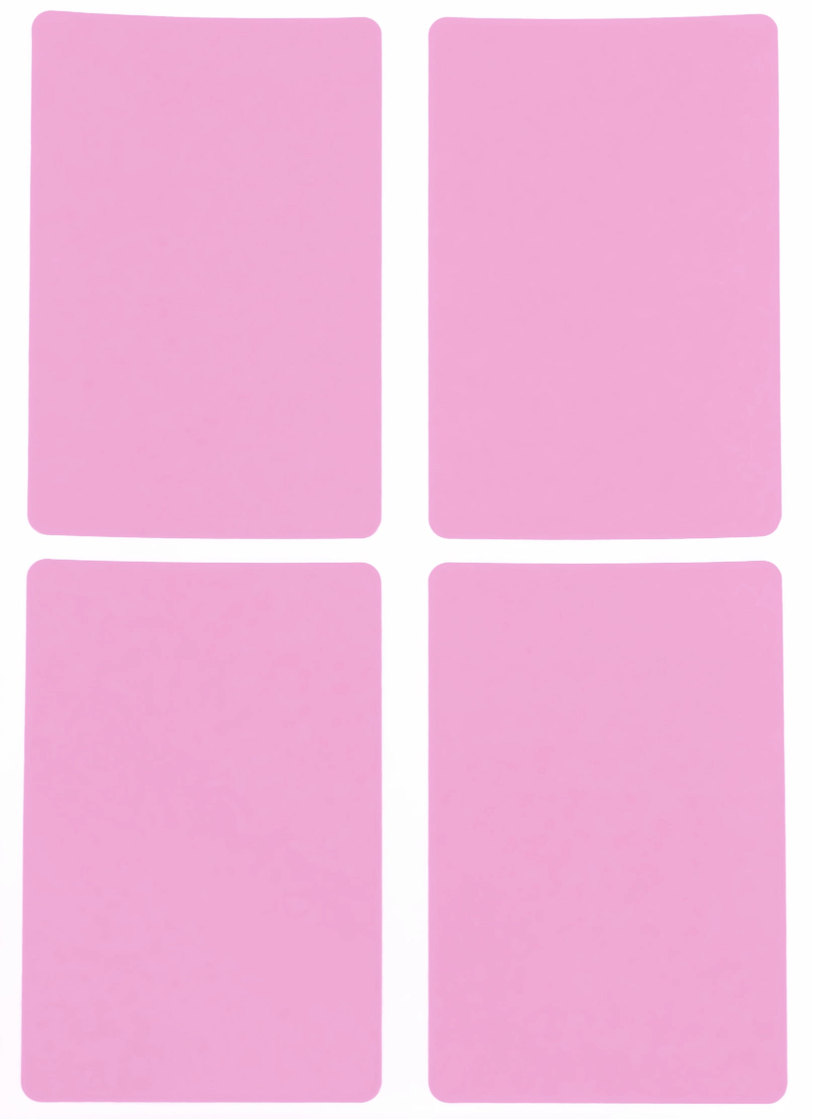 Royal Green Rectangular Labels Name Stickers for Parties 3x2 (76mm x 50mm) Self-Adhesive Stickers in Pastel Pink - 60 Pack