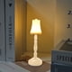 thumbnail image 5 of Mini Doll House Lamp – White LED Vintage Floor Lamp for Miniature Houses, Tiny Model Night Light with Base, Battery Operated Night Light for Indoor Decor – 2.17"x7.09", Plastic (warm light), 5 of 6
