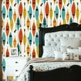 thumbnail image 2 of Farmhouse Peel and Stick Wallpaper 23.6in x 9.8ft Colorful Kayak Paddle Patterns Retro Style Contact Paper Vinyl Self-Adhesive Removable Wall Paper for Bedroom Kitchen Cabinet Renter Friendly, 2 of 8