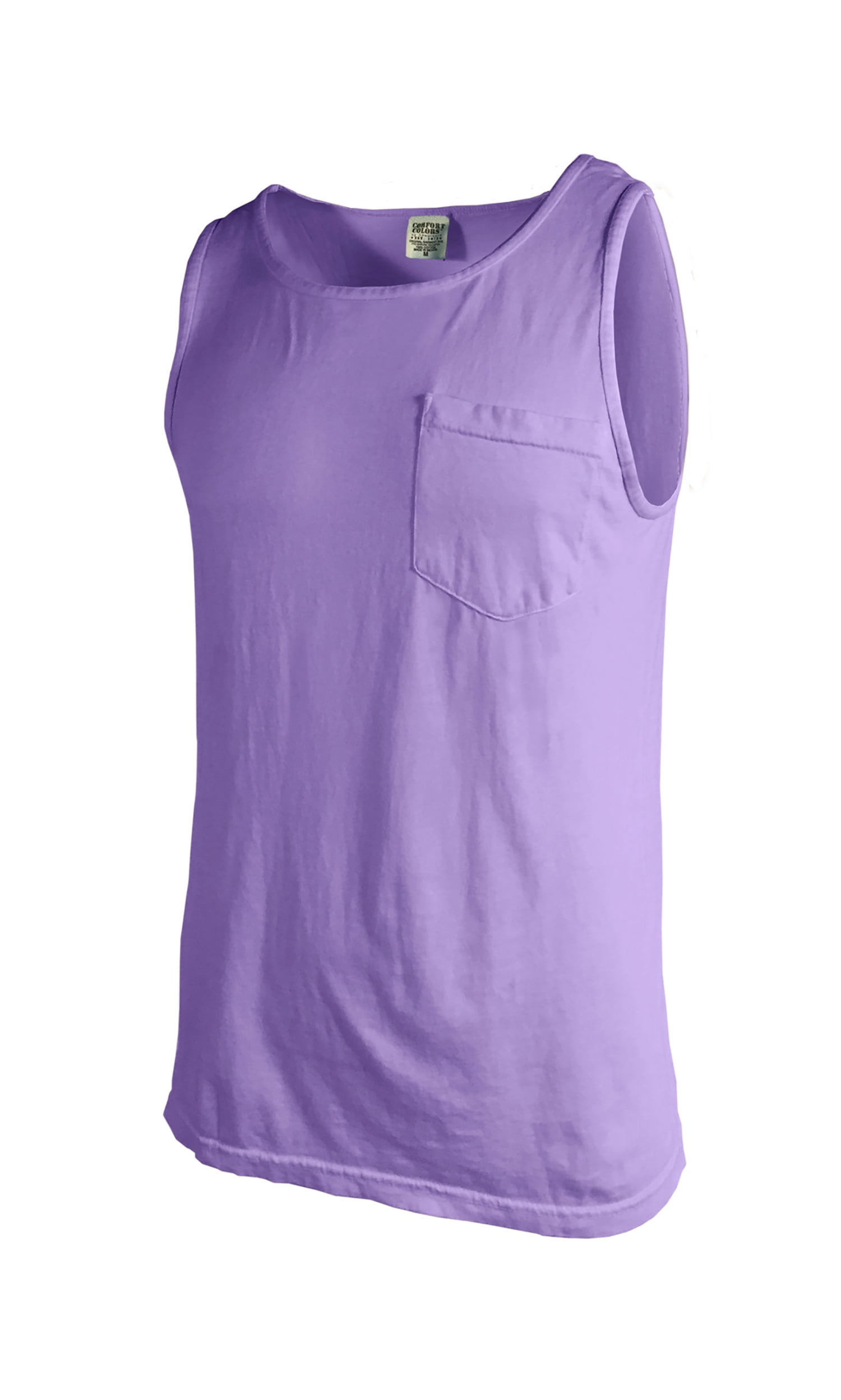 COMFORT COLORS Comfort Colors Men's Preshrunk Left Chest Pocket Tank