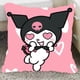 thumbnail image 3 of Funda de almohada Sanrio con dibujos animados, funda de cojín para sofá de anime bidimensional Kuromi Melody, decoración del hogar para habitación femenina, regalo de cumpleaños, 3 of 5