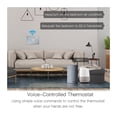 thumbnail image 4 of WiFi Thermostat Programmable Temperature Controller Underfloor Water/Gas Boiler Weather Station Tuya Smart Voice Control ,Easy to Install, 4 of 7