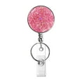 thumbnail image 1 of Dsscvnef Retractable Badge Holder Lightweight Card Reel with Key Ring Belt Clip for Teacher Student ID, 1 of 9