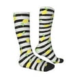 thumbnail image 4 of Lsque Lemon Printed Crew Socks Men's Women's LightWeight Thin Casual Calf Socks ,Knee High Socks,Cotton Socks, 4 of 9