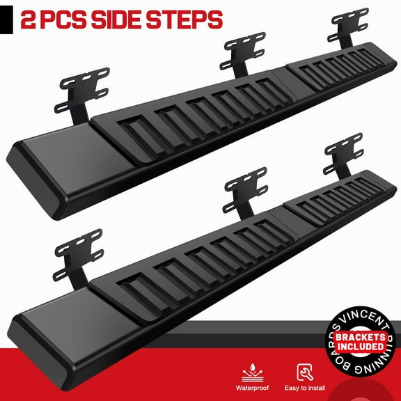 Fit 2019-2026 DODGE Ram 1500 Quad Cab Running Board 6" Side Step Nerf Bar BLK H