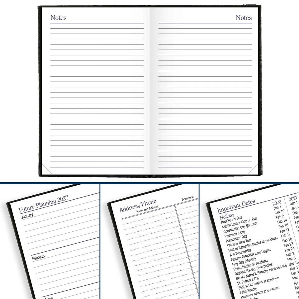 2026 At-A-Glance 72-01-05 Fine Diary Weekly Monthly Planner, 2-3/4 X 4-1/4"